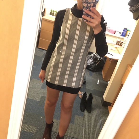 Ann Taylor Petite Stripe Dress - Picture 4 of 4